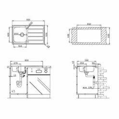 Pyramis Einbauspüle ATHENA (86 X 50) 1B 1D Edelstahl Poliert -SPUELENPROFI Verkäufe pyramis einbauspuele athena 86 x 50 1b 1d edelstahl poliert3