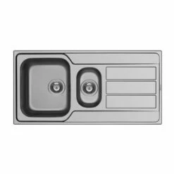 Pyramis Einbauspüle ATHENA EXTRA (100 X 50) 1 1/2B 1D FB Edelstahl Poliert