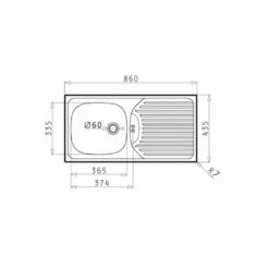 Pyramis Einbauspüle CA1 Leinen 9 Pyramis Einbauspüle CA1 Leinen -SPUELENPROFI Verkäufe pyramis einbauspuele ca1 leinen3