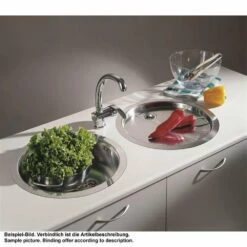 Pyramis Einbauspüle CT Tropfmulde Edelstahl Leinenstruktur -SPUELENPROFI Verkäufe pyramis einbauspuele ct tropfmulde edelstahl leinenstruktur4