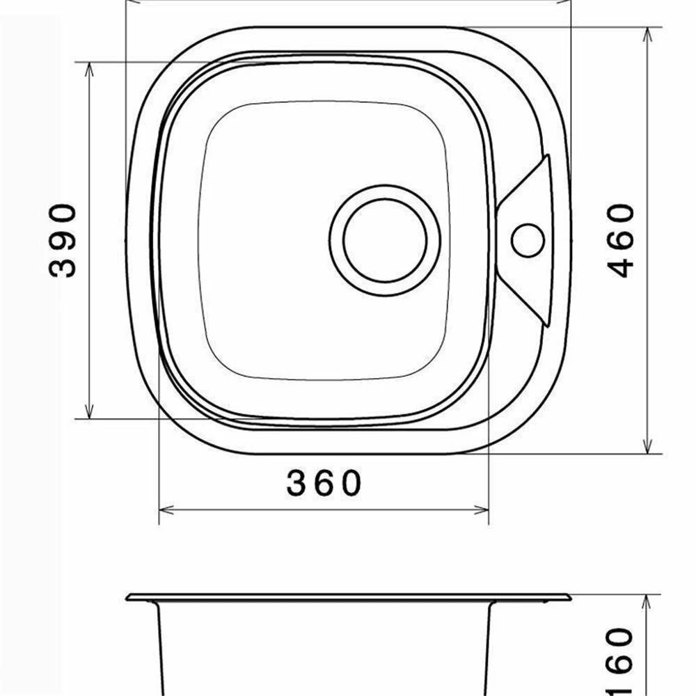 Pyramis Einbauspüle KANIA Spüle Edelstahl Glatt 4 Pyramis Einbauspüle KANIA Spüle Edelstahl Glatt – Bild 2