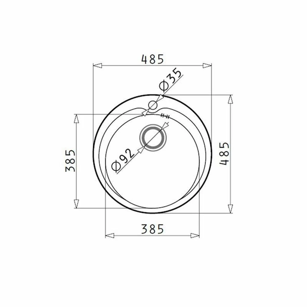 Pyramis Einbauspüle KIBA Einbauspüle, Edelstahl Glatt 4 Pyramis Einbauspüle KIBA Einbauspüle, Edelstahl Glatt – Bild 2