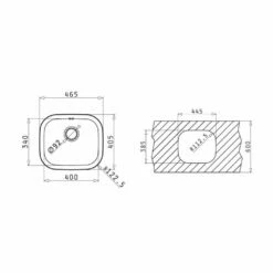 Pyramis Einbauspüle KIBA SQUARE Edelstahl Glatt FB -SPUELENPROFI Verkäufe pyramis einbauspuele kiba square edelstahl glatt fb3