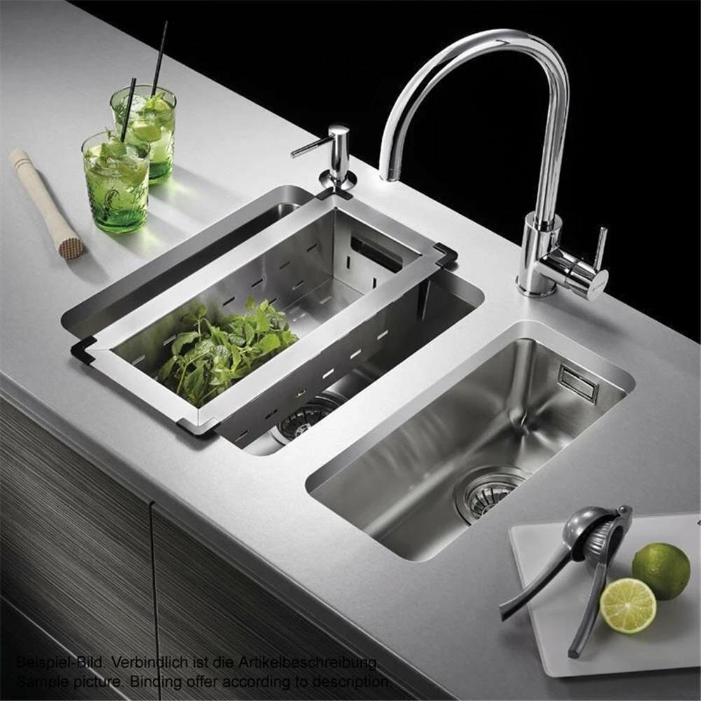 Pyramis Einbauspüle LYDIA (34X40) 1B Edelstahl UB 5 Pyramis Einbauspüle LYDIA (34X40) 1B Edelstahl UB – Bild 3