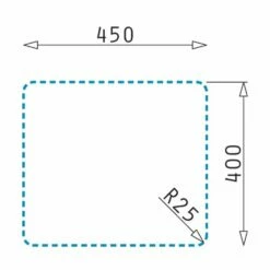 Pyramis Einbauspüle LYDIA (45X40) 1B Edelstahl UB -SPUELENPROFI Verkäufe pyramis einbauspuele lydia 45x40 1b edelstahl ub3
