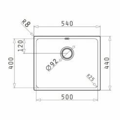 Pyramis Einbauspüle LYDIA (50X40) 1B Edelstahl FB -SPUELENPROFI Verkäufe pyramis einbauspuele lydia 50x40 1b edelstahl fb2