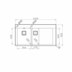 Pyramis Einbauspüle OLYNTHOS (100X52) 1 1/2B 1D 11 Pyramis Einbauspüle OLYNTHOS (100X52) 1 1/2B 1D -SPUELENPROFI Verkäufe pyramis einbauspuele olynthos 100x52 1 1 2b 1d3