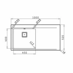 Pyramis Einbauspüle OLYNTHOS (100X52) 1B 1D -SPUELENPROFI Verkäufe pyramis einbauspuele olynthos 100x52 1b 1d3