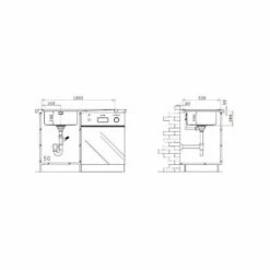 Pyramis Einbauspüle OLYNTHOS (100X52) 1B 1D -SPUELENPROFI Verkäufe pyramis einbauspuele olynthos 100x52 1b 1d5