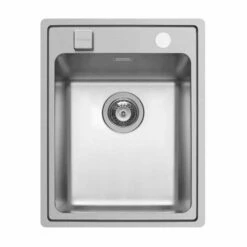 Pyramis Einbauspüle PELLA (41X52) 1B Edelstahl Poliert