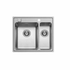 Pyramis Einbauspüle PELLA (60,5X52) 1 1/2B Edelstahl Poliert