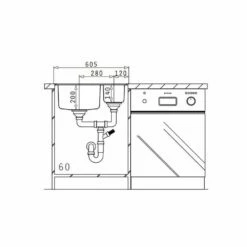 Pyramis Einbauspüle PELLA (60,5X52) 1 1/2B Edelstahl Poliert -SPUELENPROFI Verkäufe pyramis einbauspuele pella 605x52 1 1 2b edelstahl poliert6