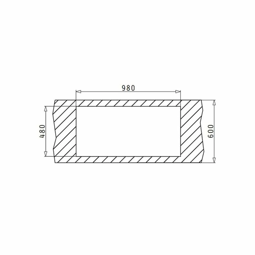 Pyramis Einbauspüle SPARTA (100X50) 1 1/2B 1 D 7 Pyramis Einbauspüle SPARTA (100X50) 1 1/2B 1 D – Bild 5