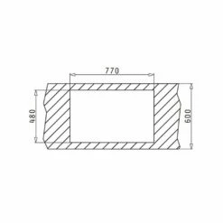 Pyramis Einbauspüle SPARTA (79X50) 1B 1D Leinen -SPUELENPROFI Verkäufe pyramis einbauspuele sparta 79x50 1b 1d leinen3