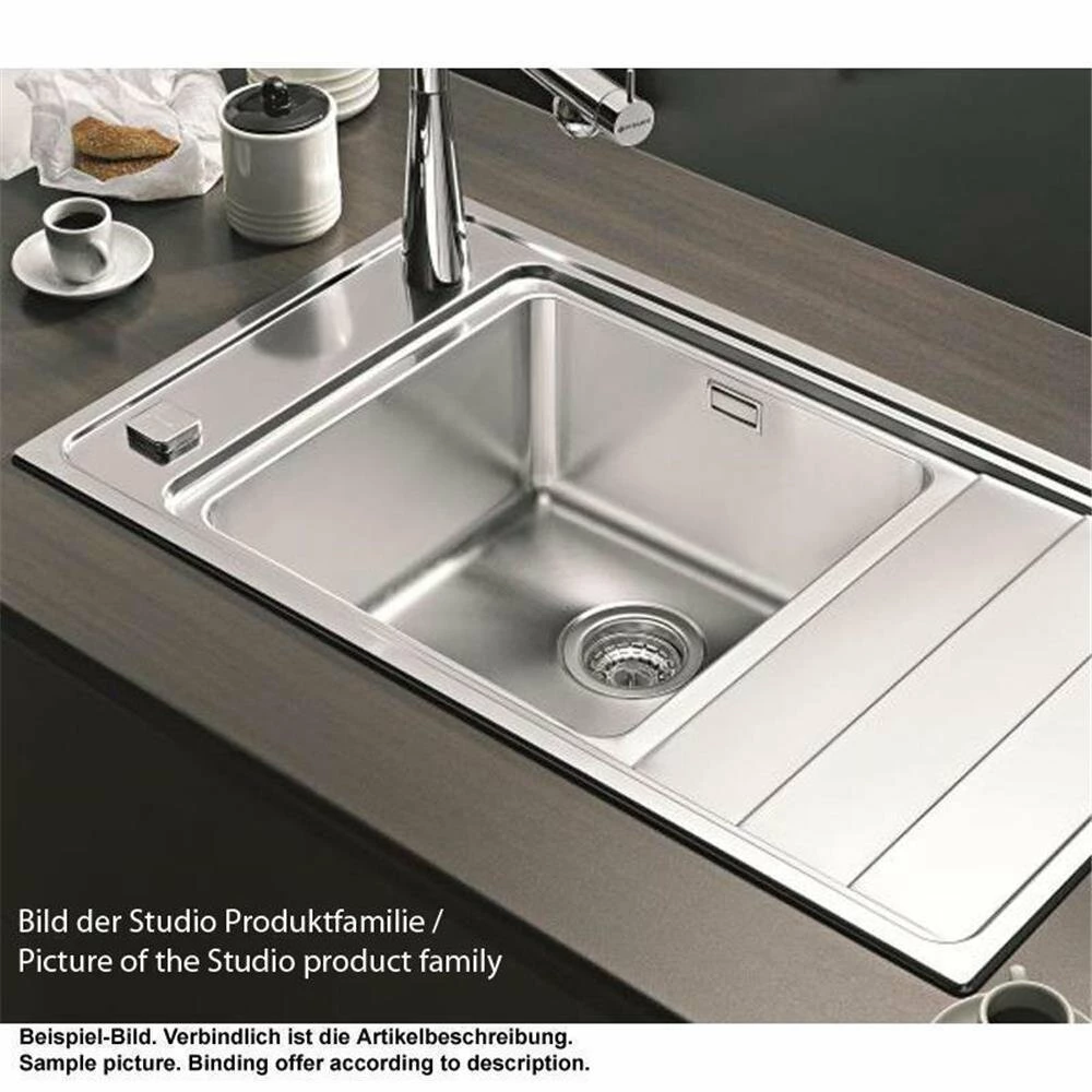 Pyramis Einbauspüle STUDIO (100X50) 1 1/2 B 1D 4 Pyramis Einbauspüle STUDIO (100X50) 1 1/2 B 1D – Bild 2