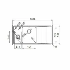 Pyramis Einbauspüle STUDIO (100X50) 1 1/2 B 1D 11 Pyramis Einbauspüle STUDIO (100X50) 1 1/2 B 1D -SPUELENPROFI Verkäufe pyramis einbauspuele studio 100x50 1 1 2 b 1d3