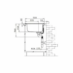 Pyramis Einbauspüle TITAN 1B 1D -SPUELENPROFI Verkäufe pyramis einbauspuele titan 1b 1d6