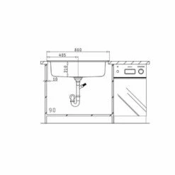 Pyramis Einbauspüle TITAN 1B -SPUELENPROFI Verkäufe pyramis einbauspuele titan 1b5