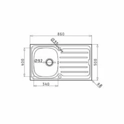 Pyramis Einbauspüle Vera (86x50) 1 B 1 D Edelstahl Poliert -SPUELENPROFI Verkäufe pyramis einbauspuele vera 86x50 1 b 1 d edelstahl poliert2