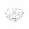 Pyramis Geschirrkorb Rund, Edelstahl, Für Becken Ø 38,5 Cm