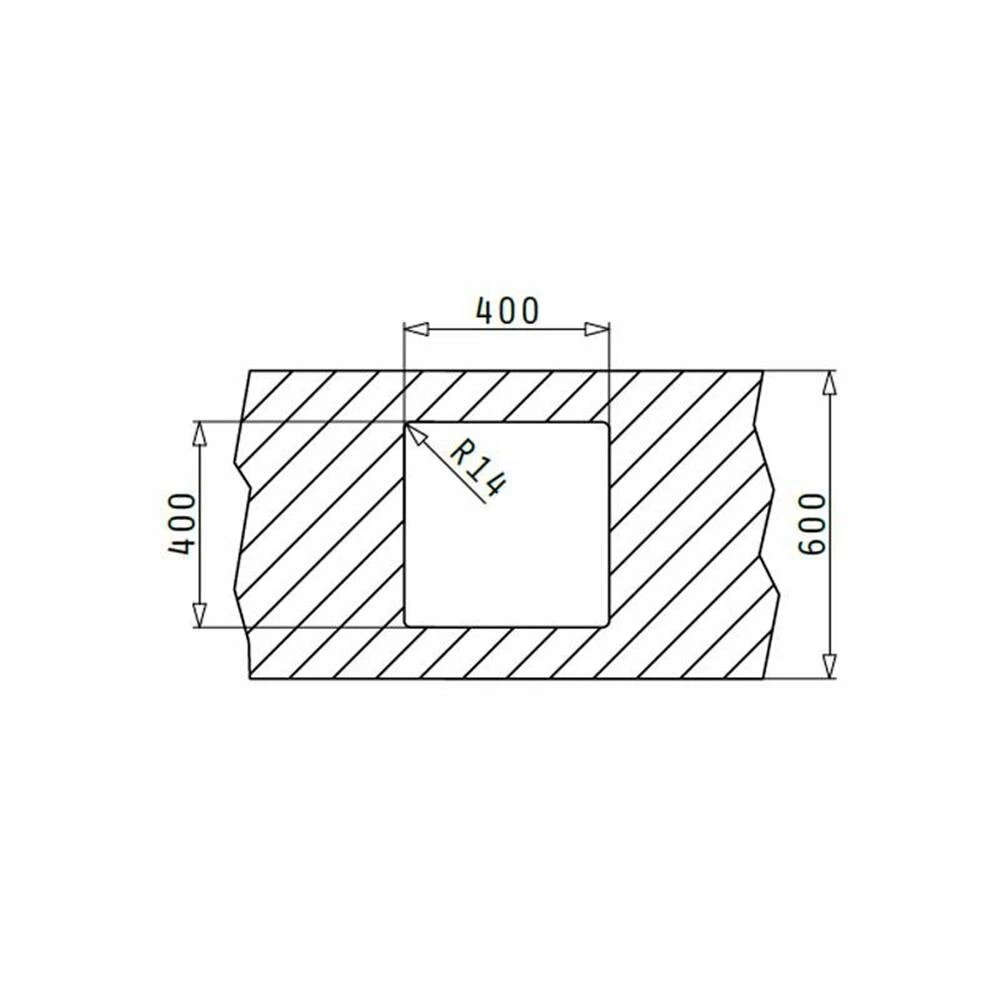 Pyramis Unterbaubecken ASTRIS (40x40) UB 6 Pyramis Unterbaubecken ASTRIS (40x40) UB – Bild 4