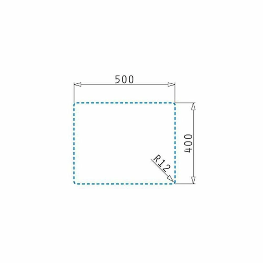 Pyramis Unterbaubecken Astris Colora (50x40) 1 B 5 Pyramis Unterbaubecken Astris Colora (50x40) 1 B – Bild 3