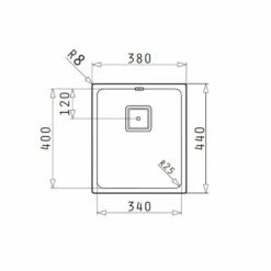 Pyramis Unterbaubecken LUME (34X40) UB Edelstahl -SPUELENPROFI Verkäufe pyramis unterbaubecken lume 34x40 ub edelstahl3