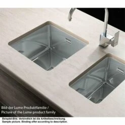 Pyramis Unterbaubecken LUME (40X40) UB Edelstahl -SPUELENPROFI Verkäufe pyramis unterbaubecken lume 40x40 ub edelstahl2