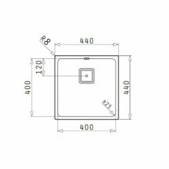 Pyramis Unterbaubecken LUME (40X40) UB Edelstahl -SPUELENPROFI Verkäufe pyramis unterbaubecken lume 40x40 ub edelstahl3