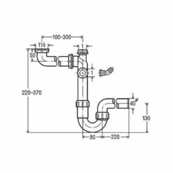 Raumspar-Siphon / Geruchverschluss 1 1/2" X 40 Mm, 1 Geräteanschluss 7 Raumspar-Siphon / Geruchverschluss 1 1/2" X 40 Mm, 1 Geräteanschluss -SPUELENPROFI Verkäufe raumspar siphon geruchverschluss 1 1 2 x 40 mm 1 geraeteanschluss3