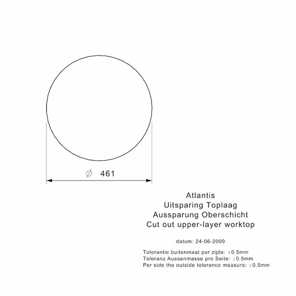 Reginox Clean & Care Einbaubecken Atlantis L SP-CC Edelstahl (304) Ohne Überlauf 6 Reginox Clean & Care Einbaubecken Atlantis L SP-CC Edelstahl (304) Ohne Überlauf – Bild 4