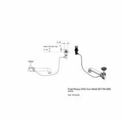 Reginox Druckknopfexzenter Set M1784 Gun Metal Nur Geeignet Für Regi-Color Spülen -SPUELENPROFI Verkäufe reginox druckknopfexzenter set m1784 gun metal nur geeignet fuer regi color spuelen3