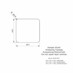 Reginox Einbaubecken Kansas 40x40 Edelstahl -SPUELENPROFI Verkäufe reginox einbaubecken kansas 40x40 edelstahl4