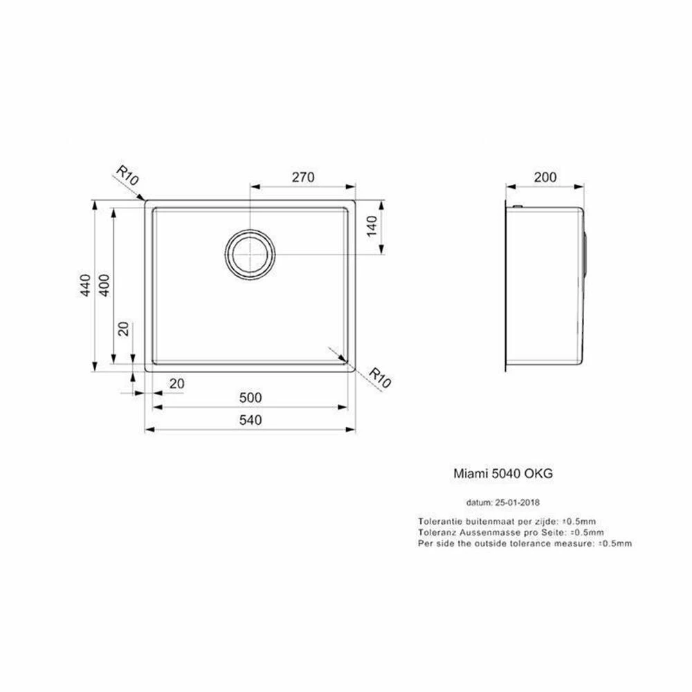 Reginox Einbaubecken Miami 50x40 6 Reginox Einbaubecken Miami 50x40 – Bild 4