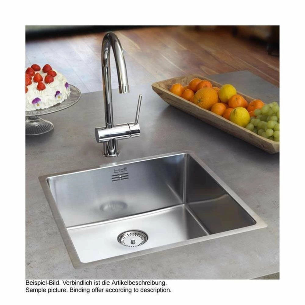 Reginox Einbaubecken New York 18X40 Edelstahl 4 Reginox Einbaubecken New York 18X40 Edelstahl – Bild 2