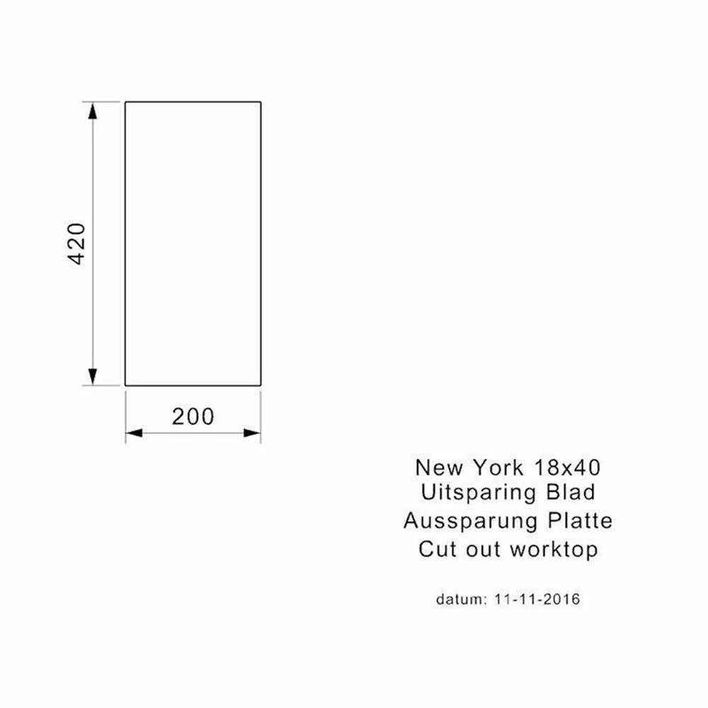 Reginox Einbaubecken New York 18X40 Edelstahl 6 Reginox Einbaubecken New York 18X40 Edelstahl – Bild 4
