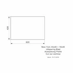 Reginox Einbaubecken New York 40/18x40 Edelstahl -SPUELENPROFI Verkäufe reginox einbaubecken new york 40 18x40 edelstahl3