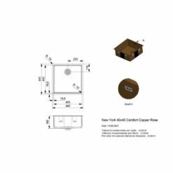 Reginox Einbaubecken New York 40x40 Comfort Edelstahl Seidenglanz PVD Beschichtet -SPUELENPROFI Verkäufe reginox einbaubecken new york 40x40 comfort edelstahl seidenglanz pvd beschichtet2