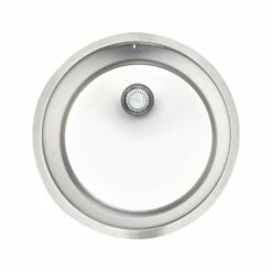 Reginox Einbaubecken New York Round Edelstahl Seidenglanz