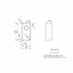 Reginox Einbaubecken Ohio 18 X 40 Edelstahl -SPUELENPROFI Verkäufe reginox einbaubecken ohio 18 x 40 edelstahl3