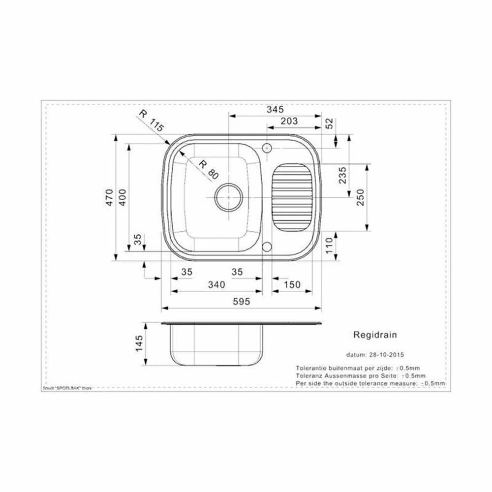 Reginox Einbauspüle Regidrain 4 Reginox Einbauspüle Regidrain – Bild 2