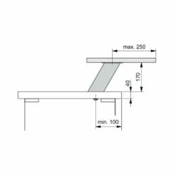 Rhodos 4, Konsole, Edelstahlfarbig, H 170 Mm -SPUELENPROFI Verkäufe rhodos 4 konsole edelstahlfarbig h 170 mm2