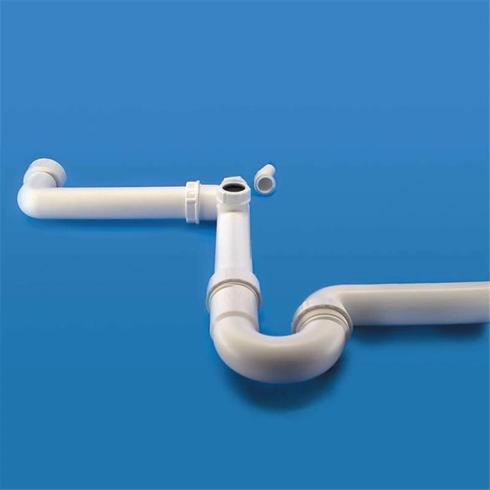 Set Raumspar-Siphon / Geruchverschluss 1 1/2" X 40 Mm, Mit 2 Geräteanschlüssen 3 Set Raumspar-Siphon / Geruchverschluss 1 1/2" X 40 Mm, Mit 2 Geräteanschlüssen