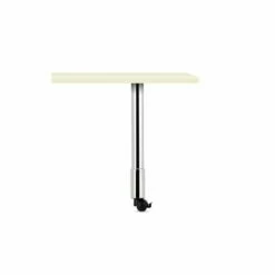 Stützfuß Move 1, Mit Rolle, Chrom Poliert