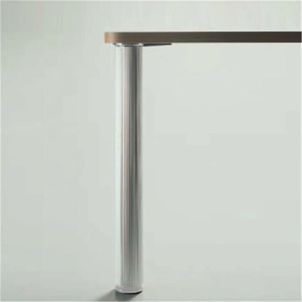 Stützfuß/Tischbein 690 Mm Hoch, D=60 Mm, Alu-geriffelt 3 Stützfuß/Tischbein 690 Mm Hoch, D=60 Mm, Alu-geriffelt