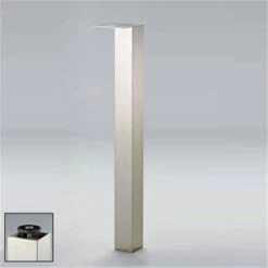 Wesco Stützfuß/Tischbein 820 Mm Hoch, 80x80 Mm, Alu-Optik