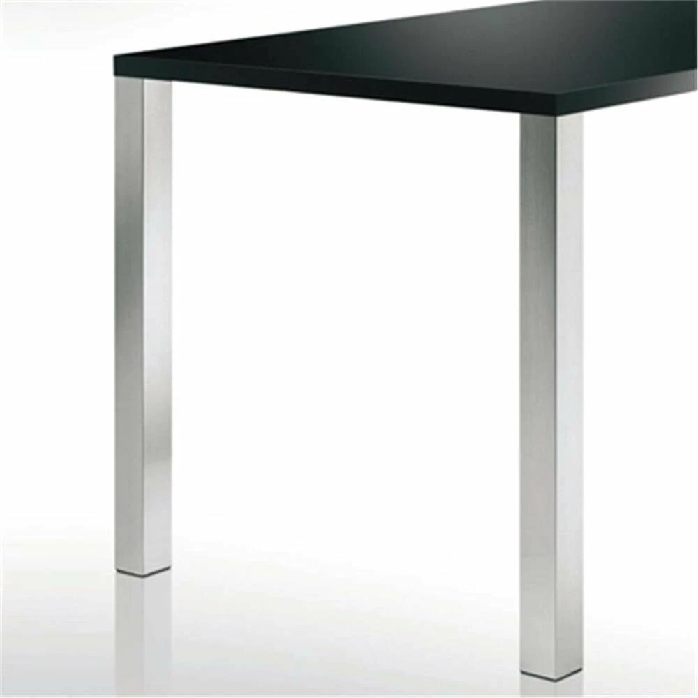 Stützfuß/Tischbein 870 Mm Hoch, 60x60 Mm, Edelstahl-Optik 3 Stützfuß/Tischbein 870 Mm Hoch, 60x60 Mm, Edelstahl-Optik