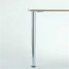 Stützfuß/Tischbein 870 Mm Hoch, D=60 Mm, Edelstahl-Optik -SPUELENPROFI Verkäufe stuetzfuss tischbein 870 mm hoch d60 mm edelstahl optik