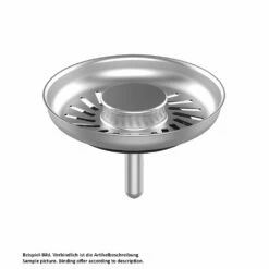Systemceram Alba-Siebkorbventil Für Exzenterbetätigung