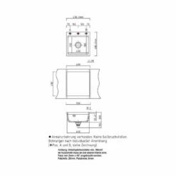 Systemceram Einbaubecken KeraDomo KARA 51 F Flächenbündig Einbaubar -SPUELENPROFI Verkäufe systemceram einbaubecken keradomo kara 51 f flaechenbuendig einbaubar3